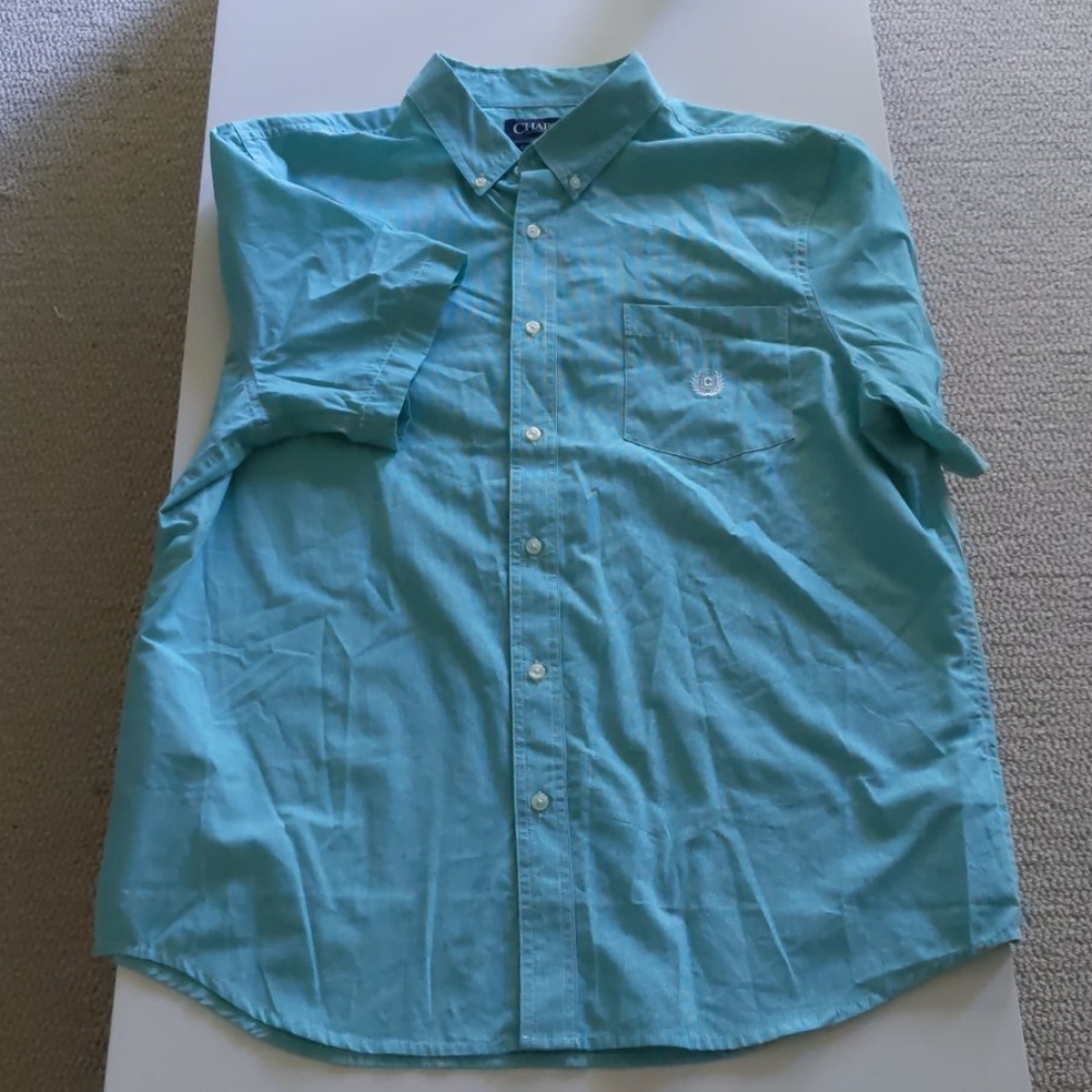 ♻️DONATED♻️Chaps Seafoam Button Down Oxford